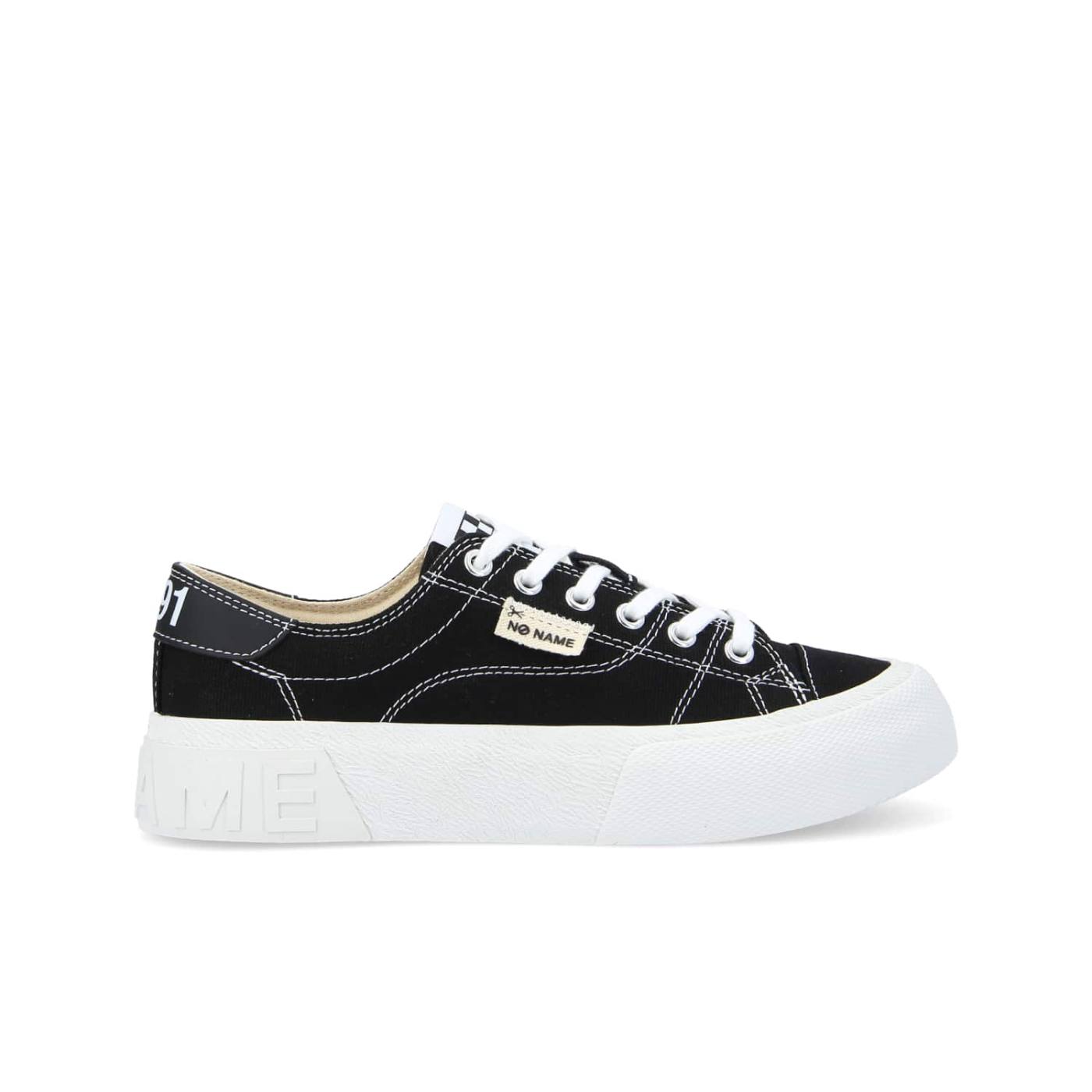 SNEAKER RESET W - TELA RICICLATA - NERO/PUNTO BIANCO